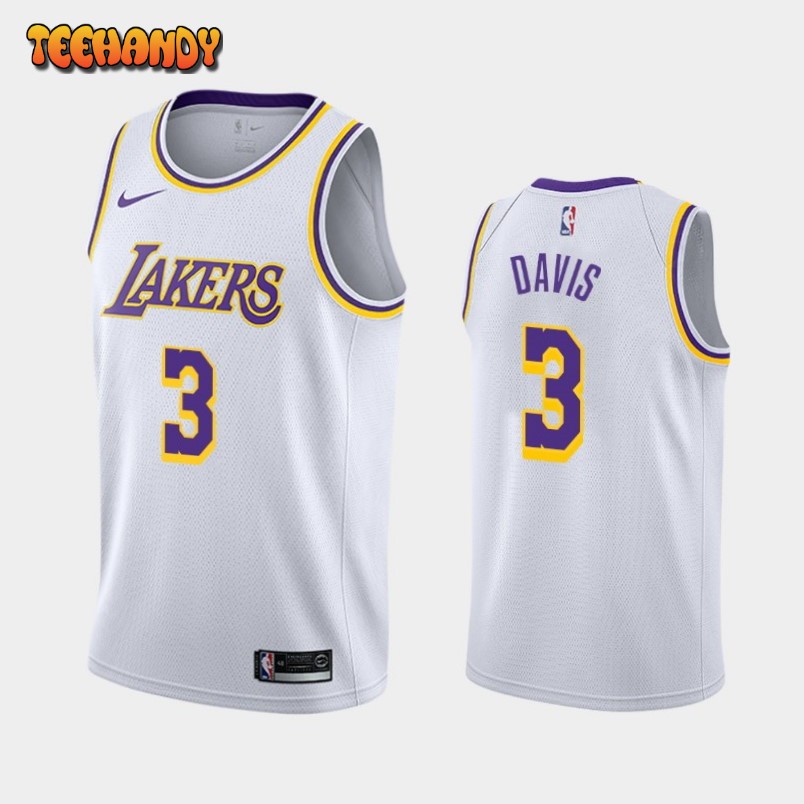 Los Angeles Lakers Anthony Davis White Association Jersey