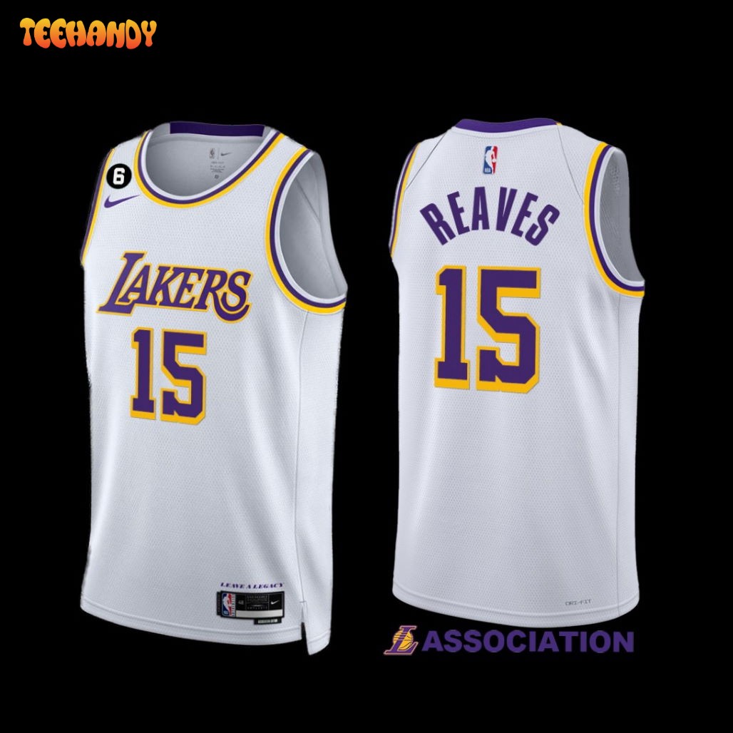 Los Angeles Lakers Austin Reaves 2022-23 White Association Edition Jersey