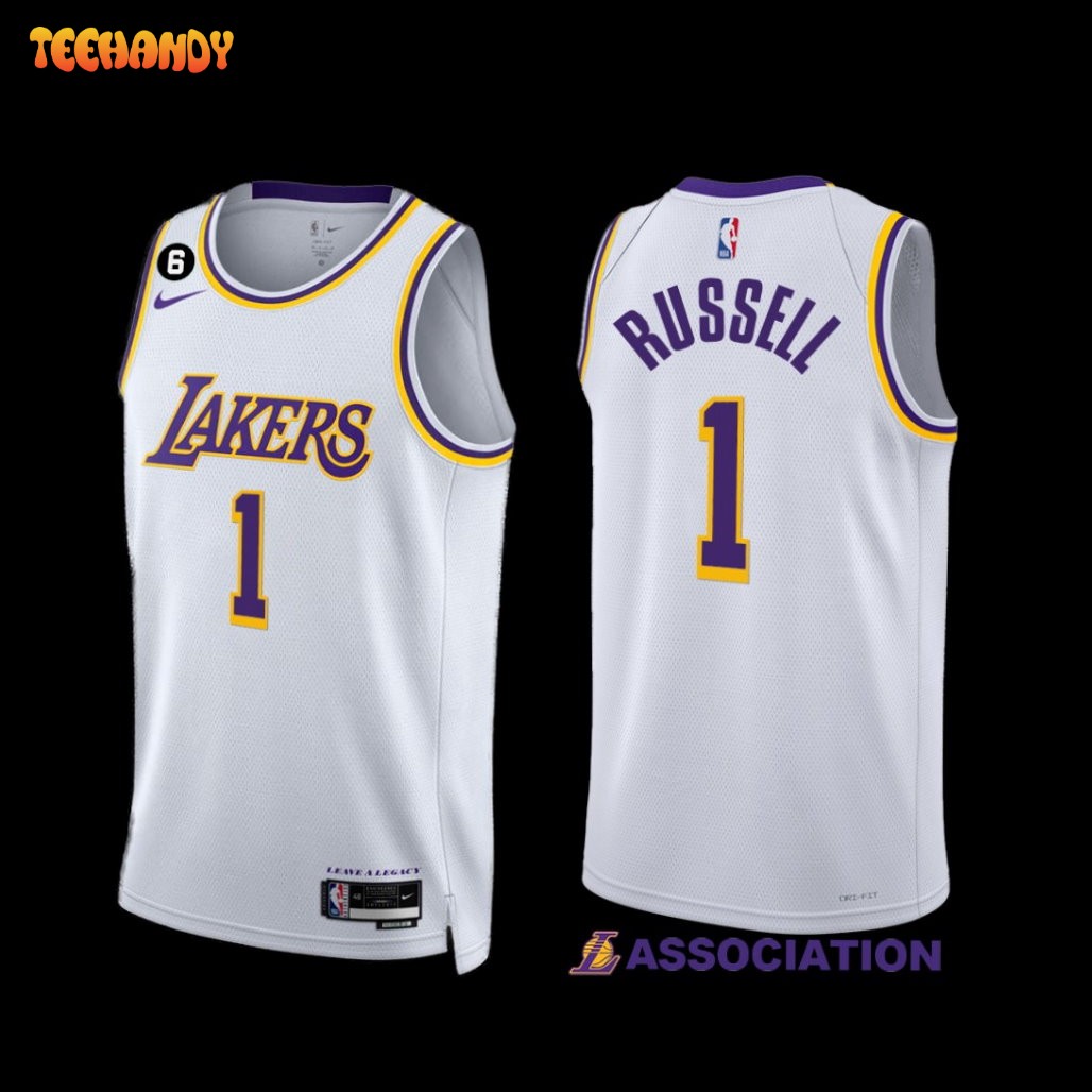 Los Angeles Lakers D’Angelo Russell 2022-23 Association Edition Jersey White