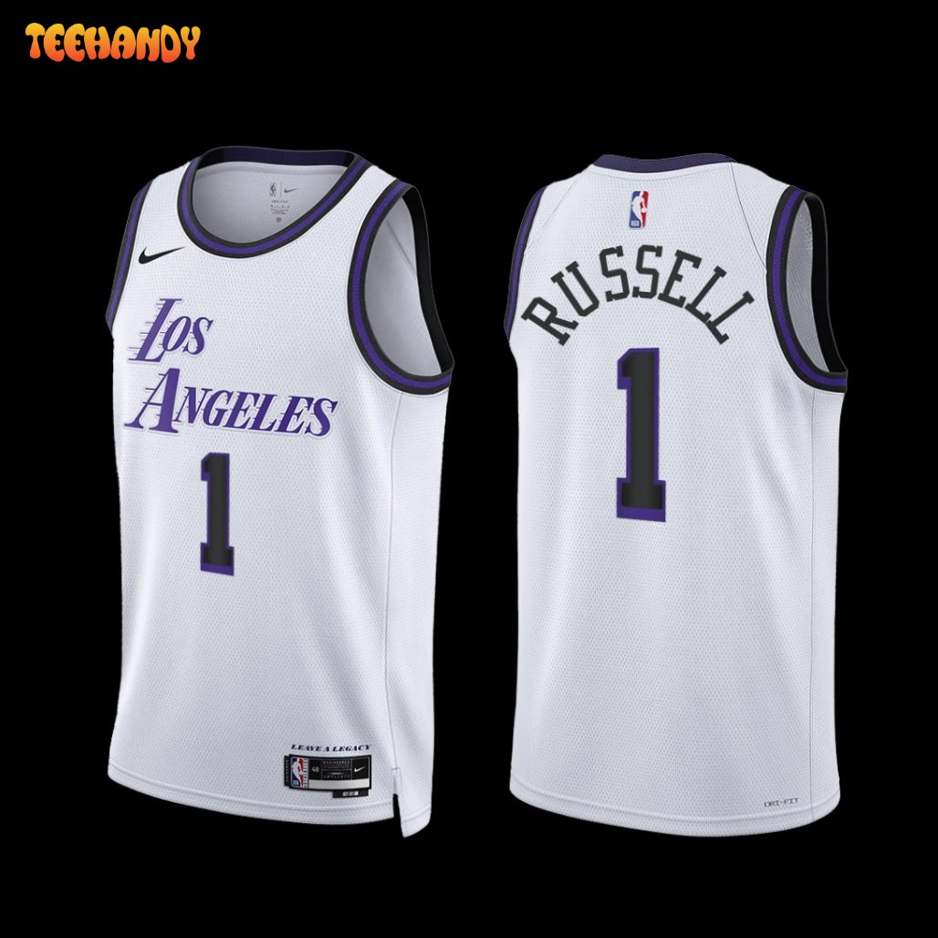 Los Angeles Lakers D’Angelo Russell 2022-23 City Edition Jersey White
