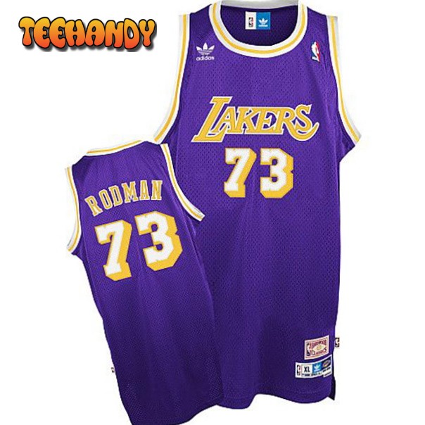 Los Angeles Lakers Dennis Rodman Purple Throwback Jersey