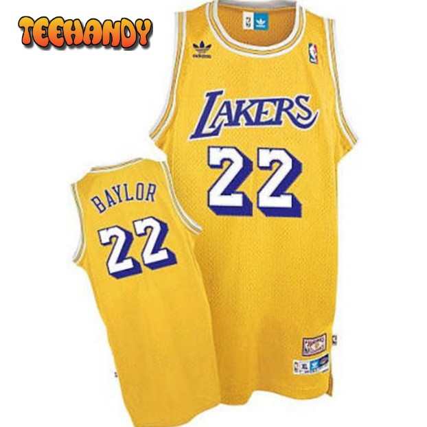 Los Angeles Lakers Elgin Baylor Yellow Throwback Jersey