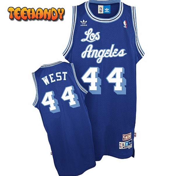 Los Angeles Lakers Jerry West Blue Throwback Jersey