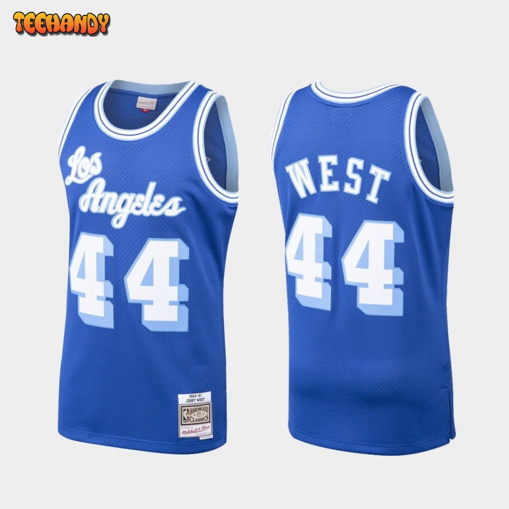 Los Angeles Lakers Jerry West Royal 1960-61 Throwback Jersey