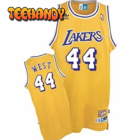 Los Angeles Lakers Jerry West Yellow Throwback Jersey