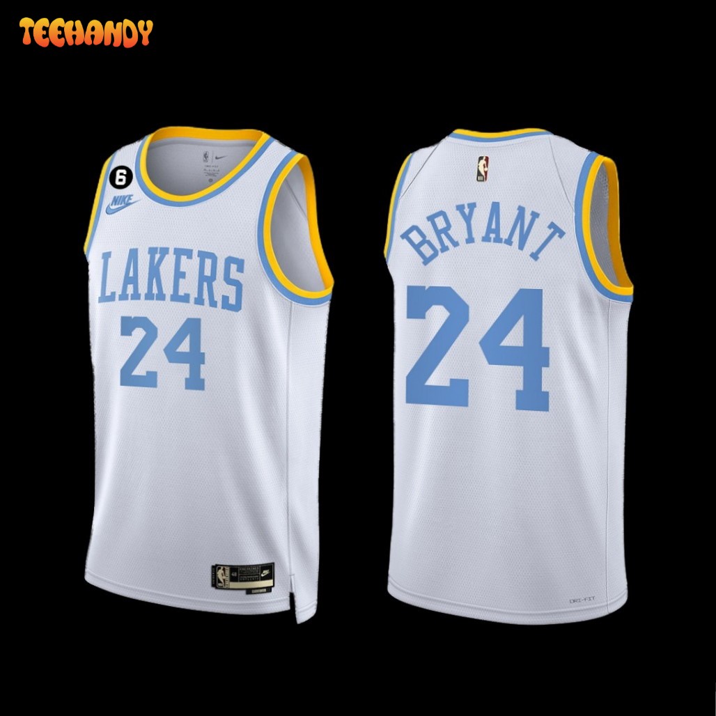 Los Angeles Lakers Kobe Bryant 2022-23 White Classic Edition Jersey