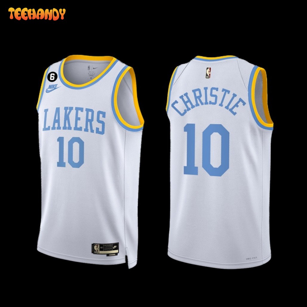 Los Angeles Lakers Max Christie 2022-23 White Classic Edition Jersey