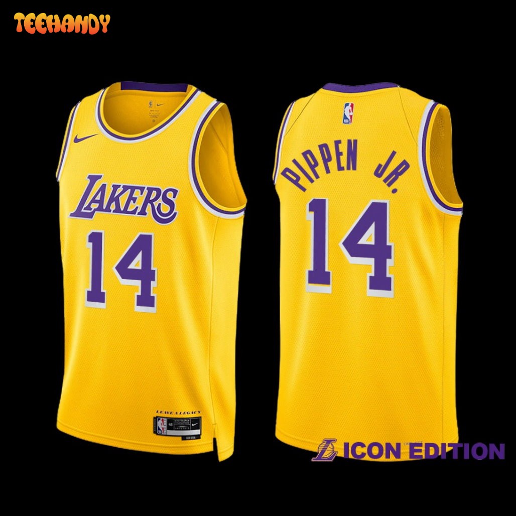 Los Angeles Lakers Scotty Pippen Jr. 2022-23 Gold Icon Edition Jersey