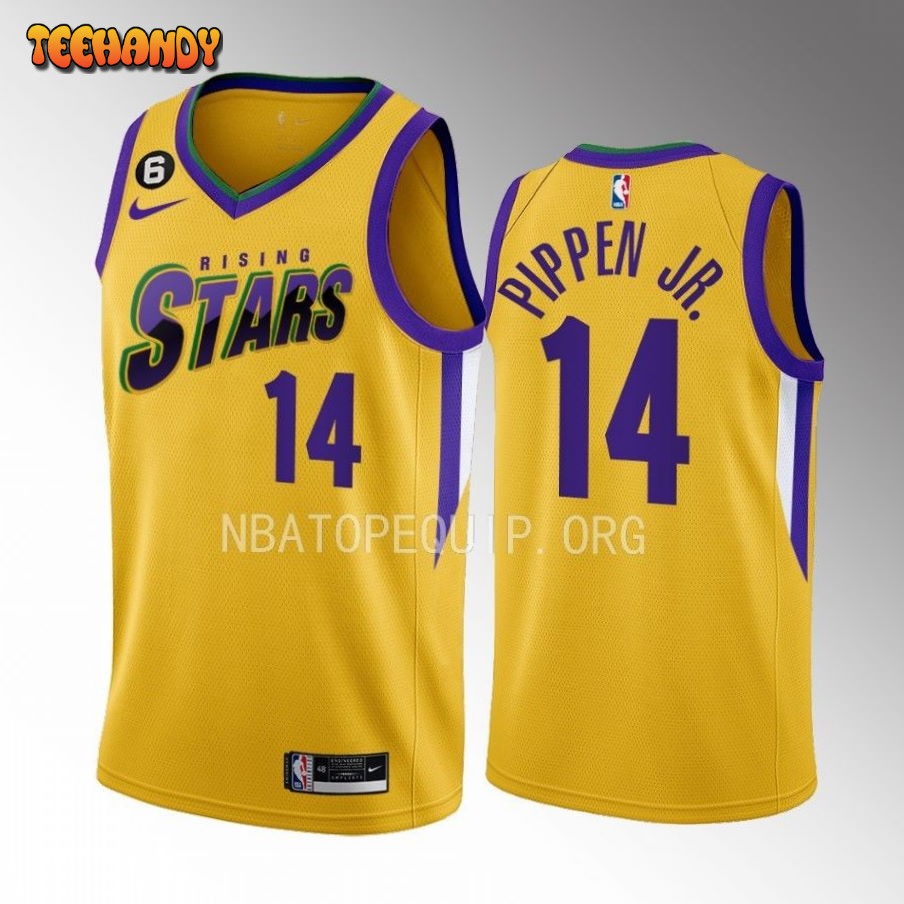 Los Angeles Lakers Scotty Pippen Jr. 2023 NBA Rising Stars Yellow Jersey