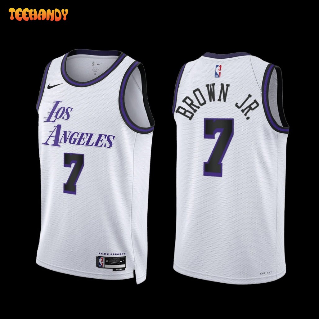 Los Angeles Lakers Troy Brown Jr. 2022-23 City Edition Jersey White