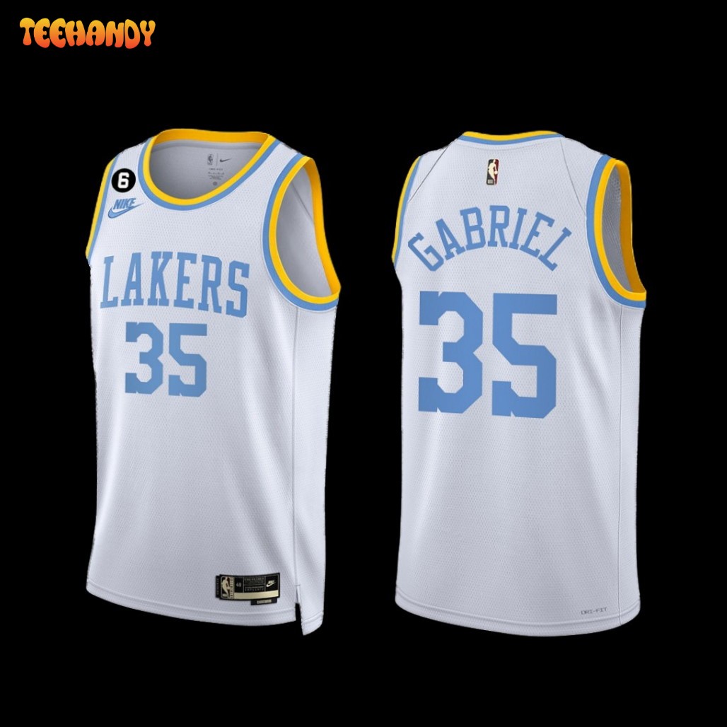 Los Angeles Lakers Wenyen Gabriel 2022-23 Classic Edition Jersey White