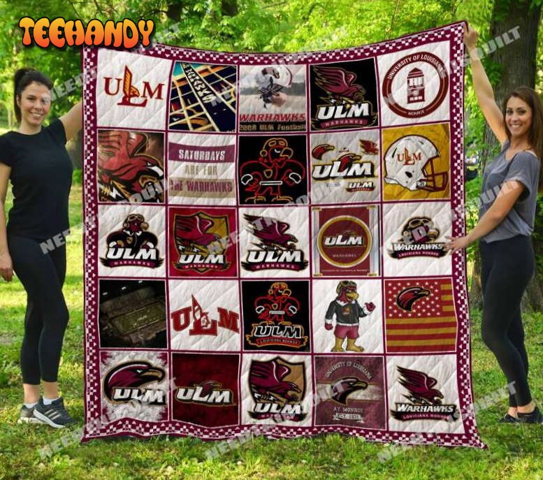 Louisiana Monreo Warhawks 3D Quilt Blanket