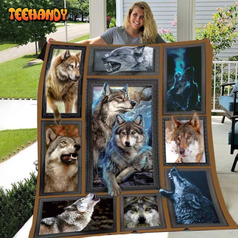 Love Huge Wolf Like 3D Quilt Blanket