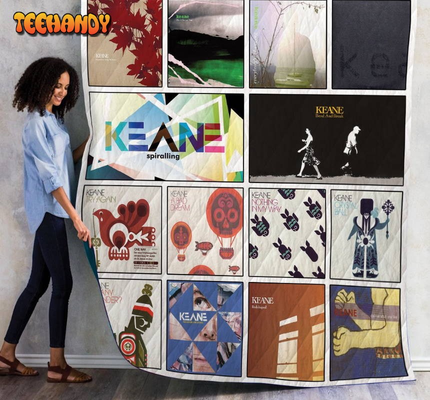 M Keane Albums For Fans Version 3D Quilt Blanket