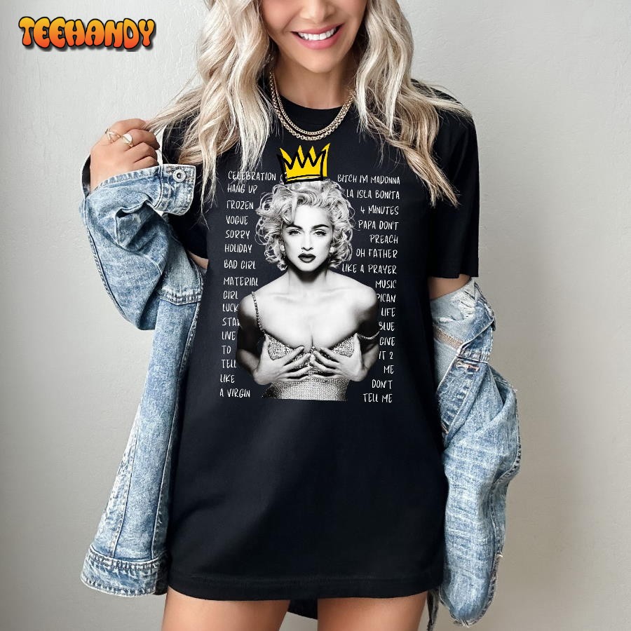 Madonna The Celebration Tour 2023 Shirt – Four Decades T-Shirt