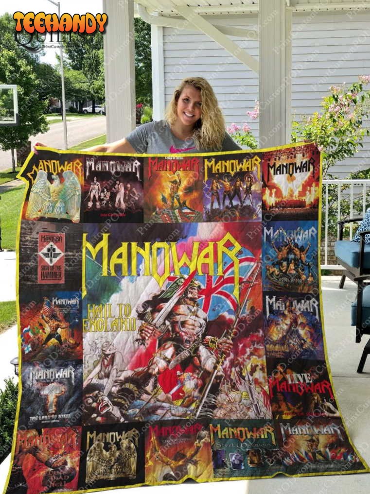 Manowar Albums For Fans Version 3D Quilt Blanket