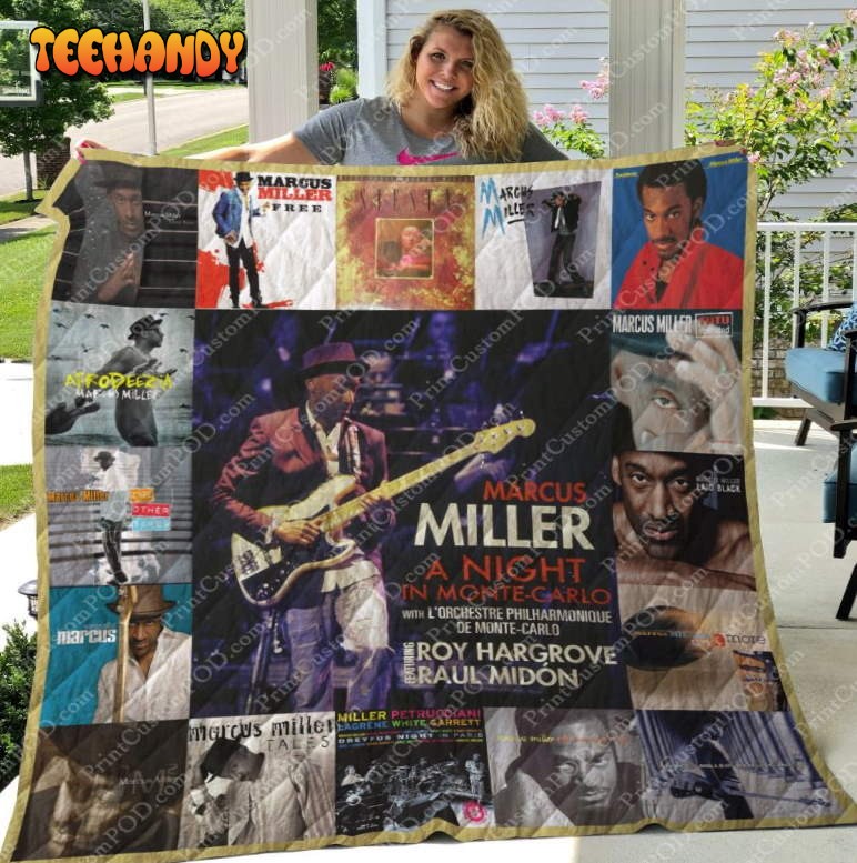 Marcus Miller Albums For Fans Version 3D Quilt Blanket