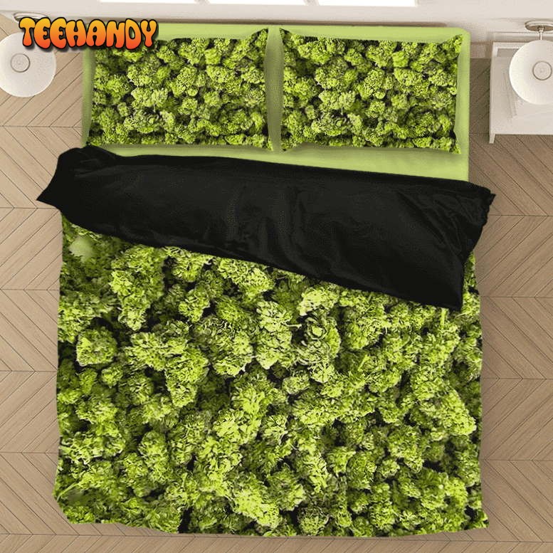 Marijuana Kush Nugs All Over Print Awesome Dope Bedding Set