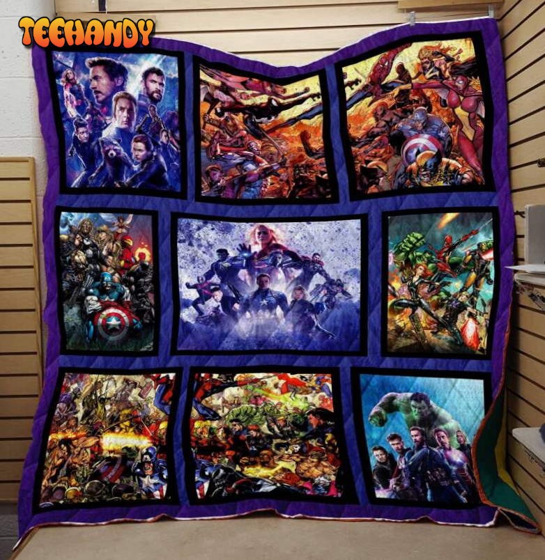 Marvel Comic 3D Customized Quilt Blanket