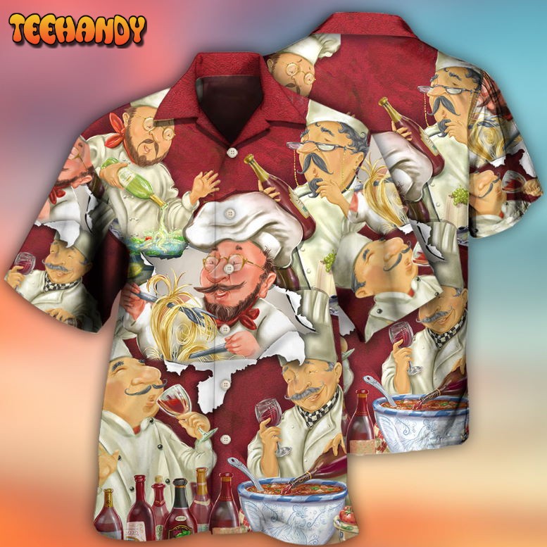 Master Chef Cooking Art Style Hawaiian Shirt