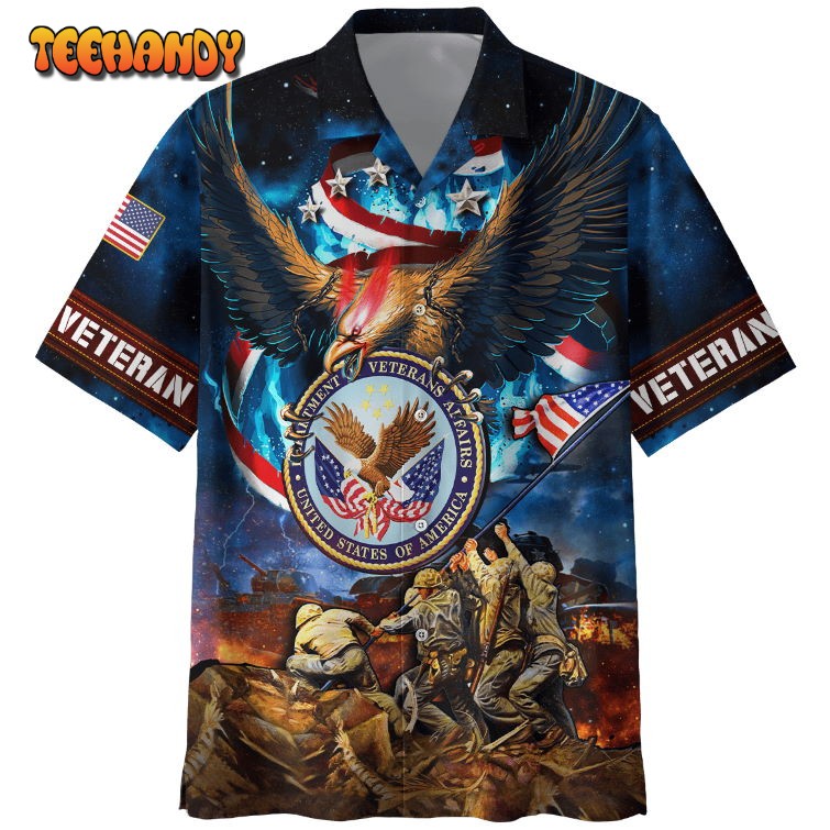 Memorial Day Gift For Him, Honor The Fallen Full Printed Hawaiian Shirt