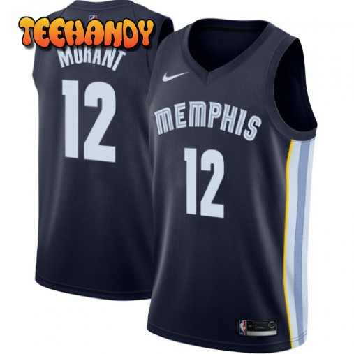 Memphis Grizzlies Ja Morant Navy Icon Jersey