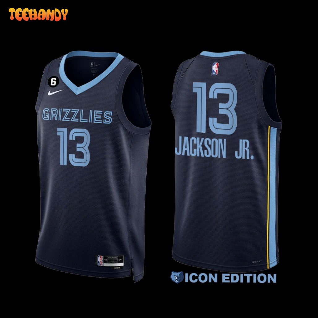 Memphis Grizzlies Jaren Jackson Jr. 2022-23 Navy Icon Edition Jersey