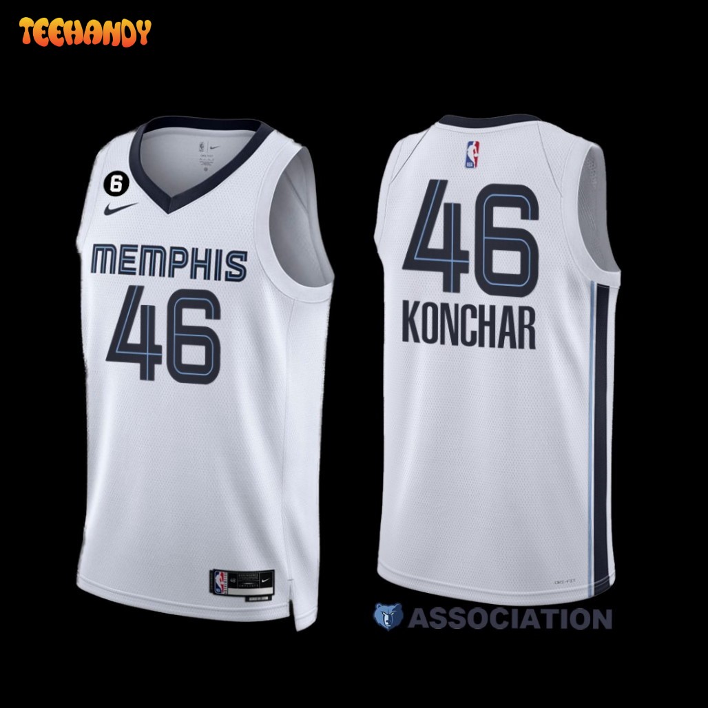 John Konchar - Memphis Grizzlies - Kia NBA Tip-Off 2022 - Game-Worn  Association Edition Jersey - Recorded a Double-Double - 2022-23 NBA Season