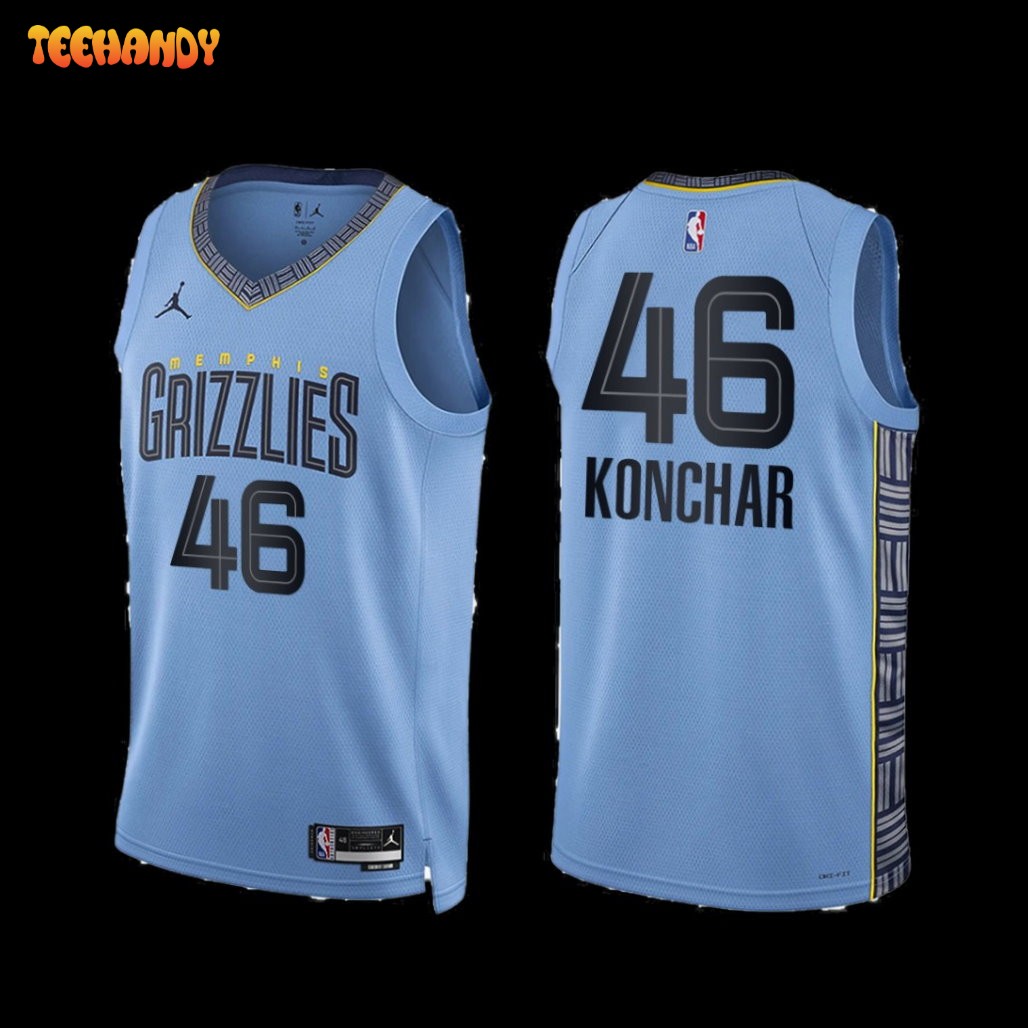 Memphis Grizzlies John Konchar 2022-23 Blue Statement Edition Jersey