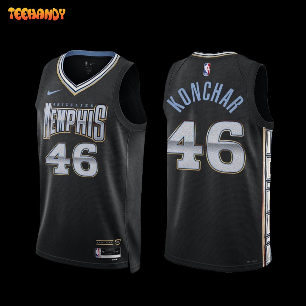 Memphis Grizzlies John Konchar 2022-23 City Edition Jersey Black