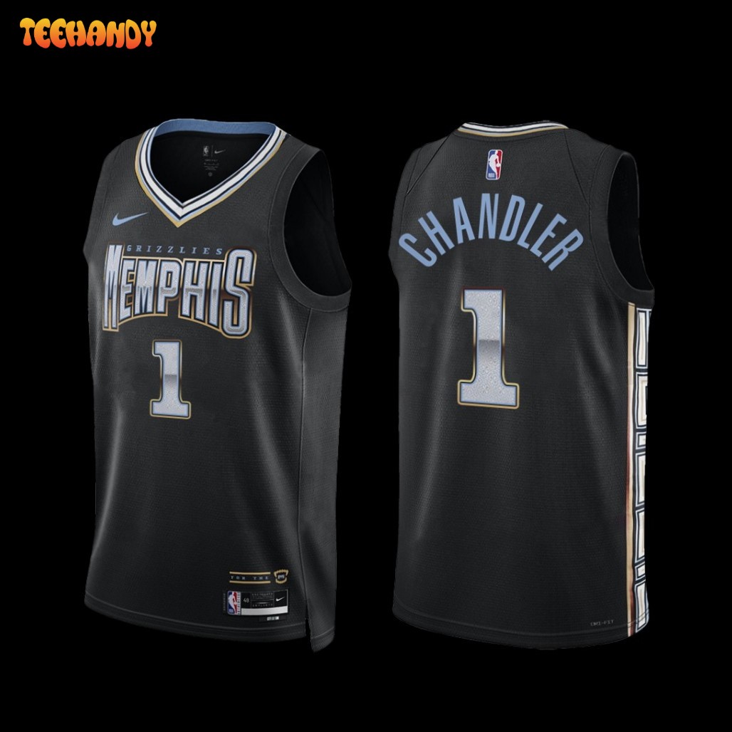 Memphis Grizzlies Kennedy Chandler 2022-23 City Edition Jersey Black