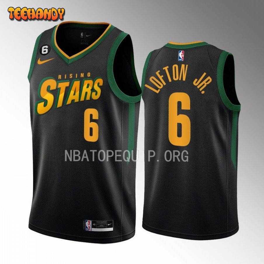 Memphis Grizzlies Kenneth Lofton Jr. 2023 NBA Rising Stars Black Jersey