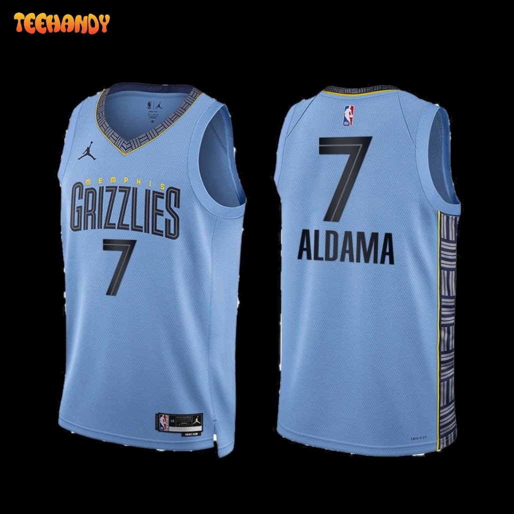 Memphis Grizzlies Santi Aldama 2022-23 Blue Statement Edition Jersey