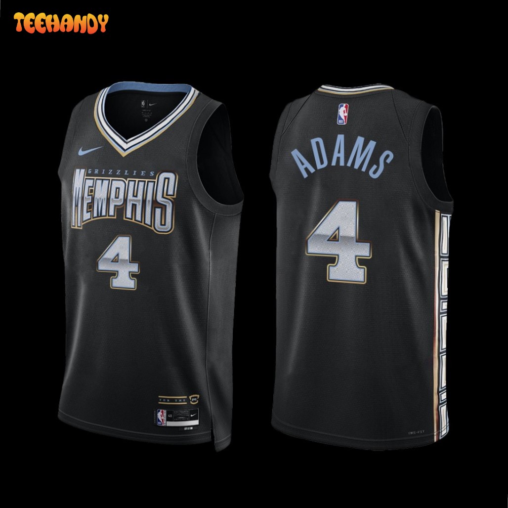 Memphis Grizzlies Steven Adams 2022-23 City Edition Jersey Black