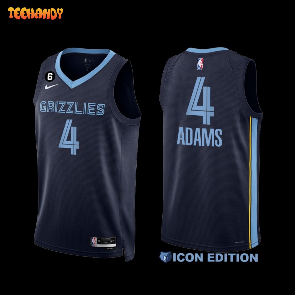 Memphis Grizzlies Steven Adams 2022-23 Navy Icon Edition Jersey