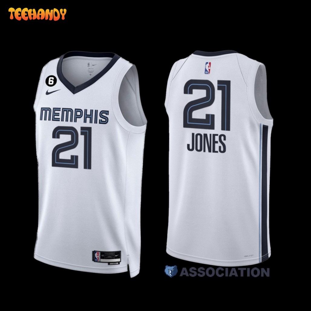 Memphis Grizzlies Tyus Jones 2022-23 Association Edition Jersey White