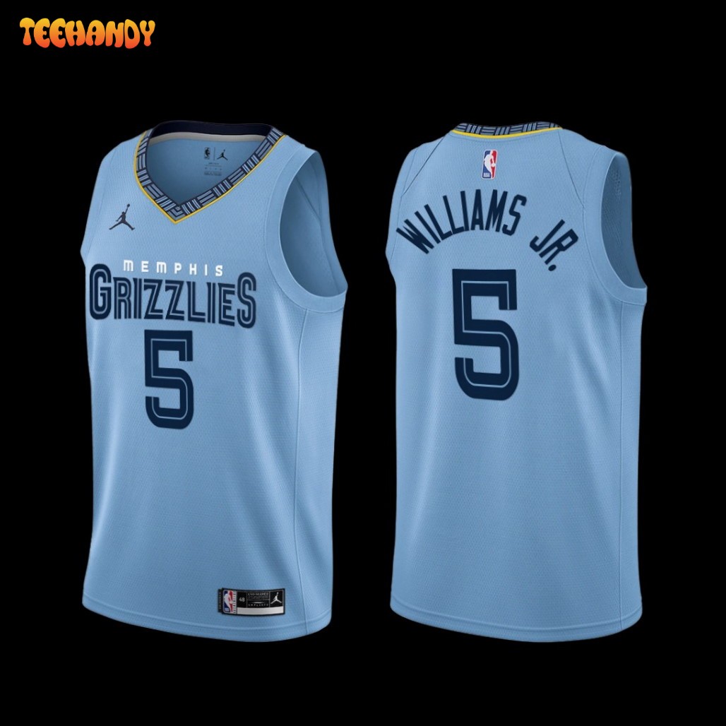 Memphis Grizzlies Vince Williams Jr. 2022-23 Blue City Edition Jersey