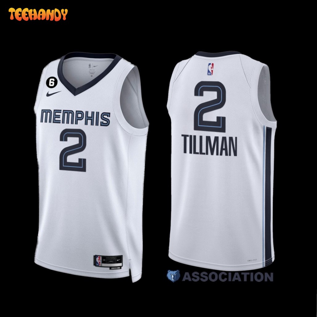 Memphis Grizzlies Xavier Tillman 2022-23 Association Edition Jersey White