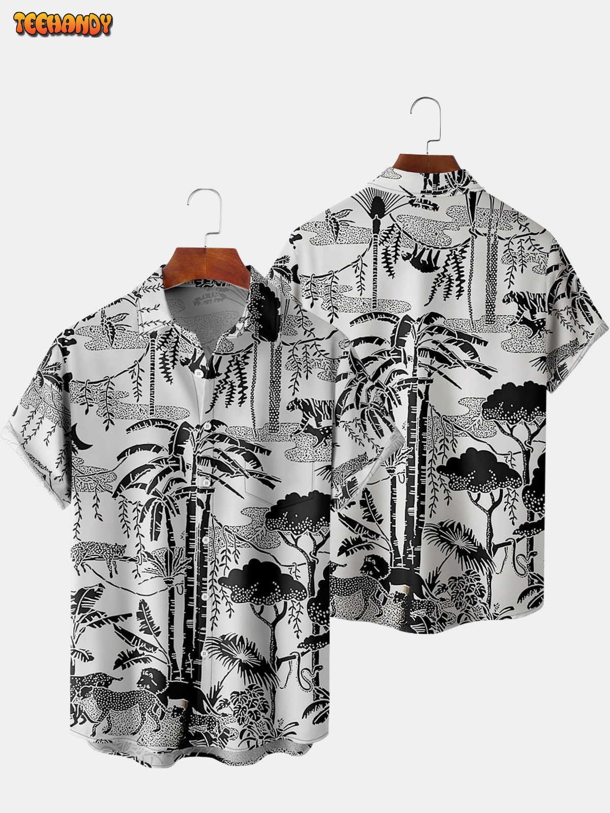 Men’s Casual Hawaiian Shirt, Daily Wearing Hawaii Shirt