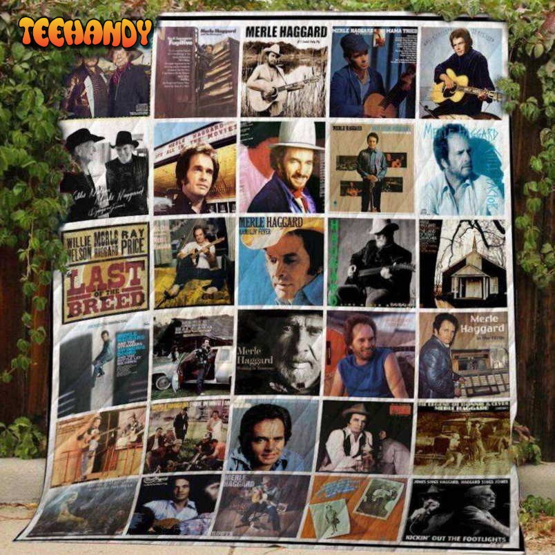 Merle Haggard 3D Customized Quilt Blanket