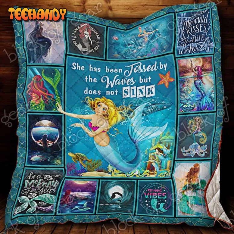 Mermaid 3D Quilt Blanket