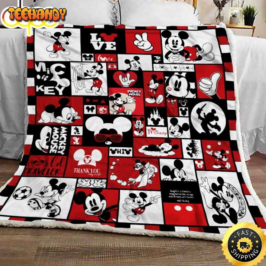 Mickey Mouse Disney Blanket Gift For Fans Movie Disney