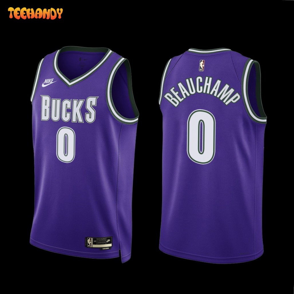 Milwaukee Bucks MarJon Beauchamp 2022-23 Purple Classic Edition Jersey