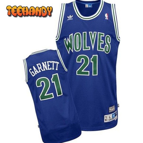 Minnesota Timberwolves Kevin Garnett Vintage Blue Jersey