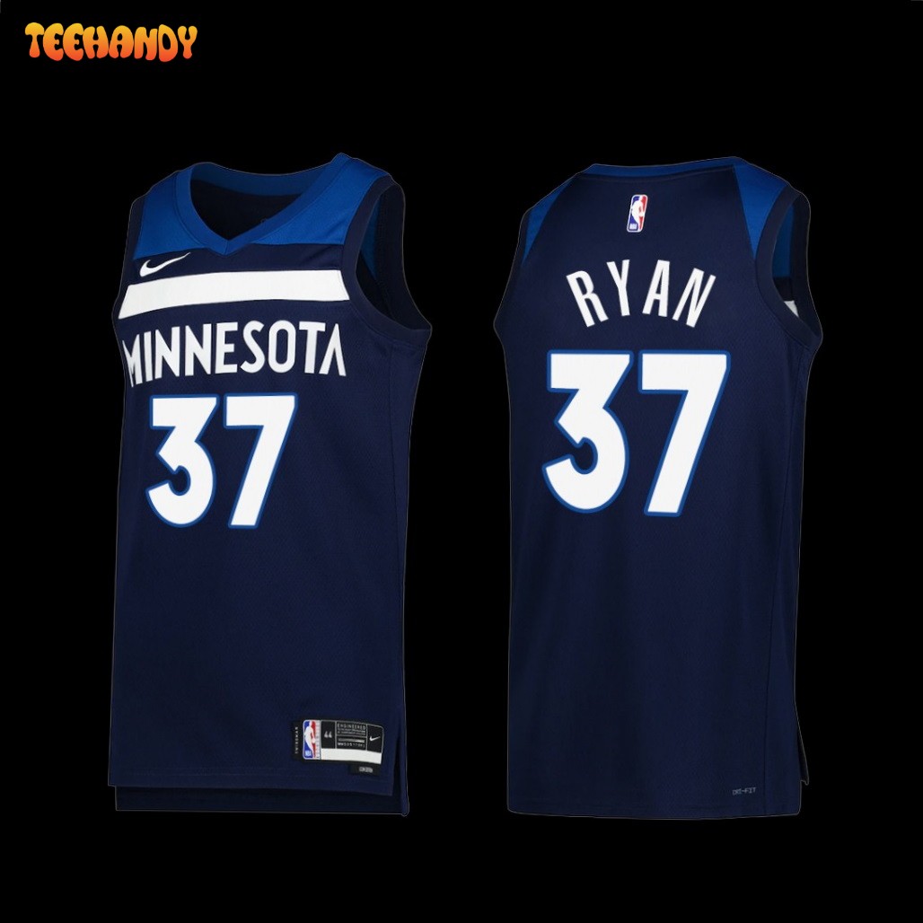 Minnesota Timberwolves Matt Ryan 2022-23 Icon Edition Jersey Navy