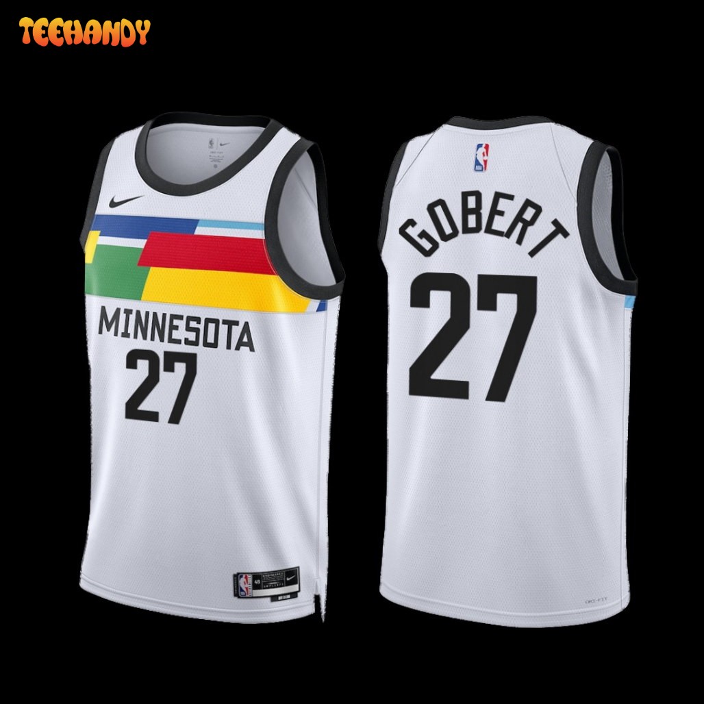 Minnesota Timberwolves Rudy Gobert 2022-23 City Edition Jersey White