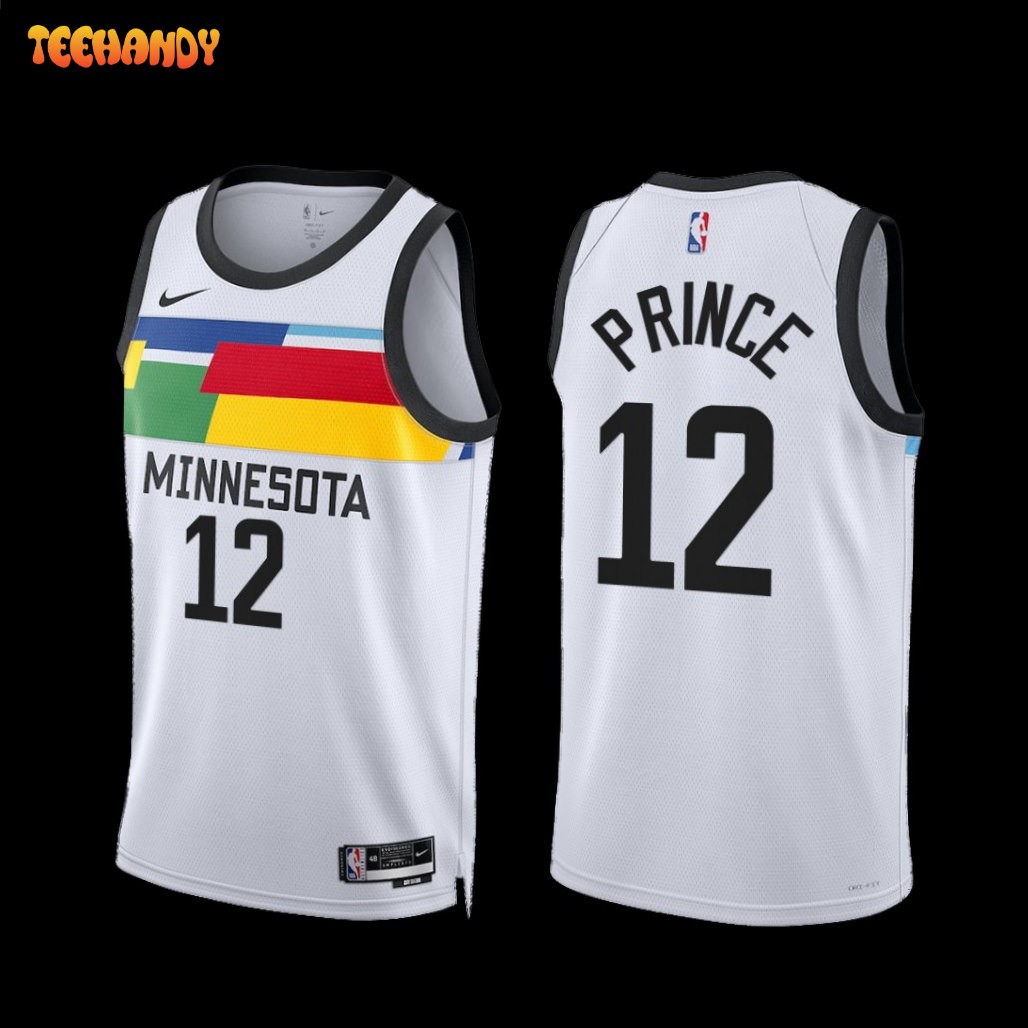 Taurean Prince 12 Minnesota Timberwolves City Edition White Men Jersey  2022-23 Swingman - Bluefink