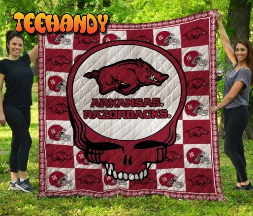 Ncaa Arkansas Razorbacks 3D Customized Personalized 3D Quilt Blanket