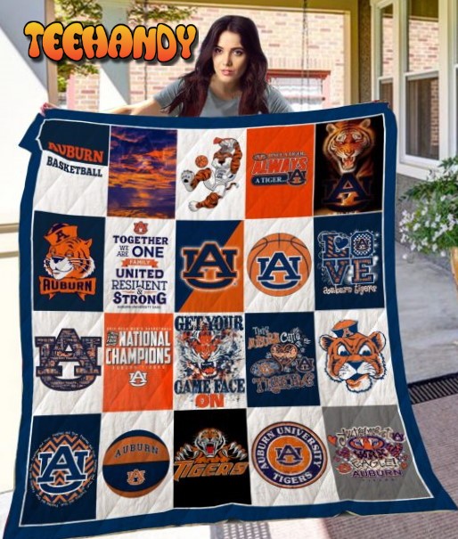 Ncaa Auburn Tigers 3D Customized Personalized 3D Quilt Blanket