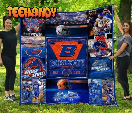 Ncaa Boise State Broncos 3D Customized Personalized 3D Quilt Blanket